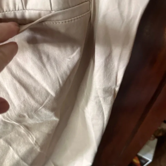 Talbots women’s size 18 Tan The Perfect Chino. Classic cotton straight leg NWT - Picture 4 of 7